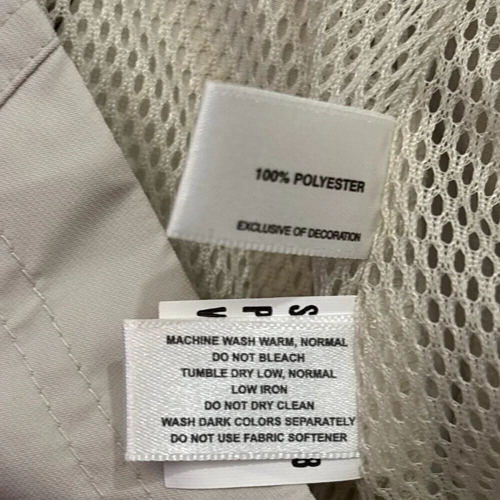 cutter and buck Golf Jacket Beige Fill Zip Lined Men XL